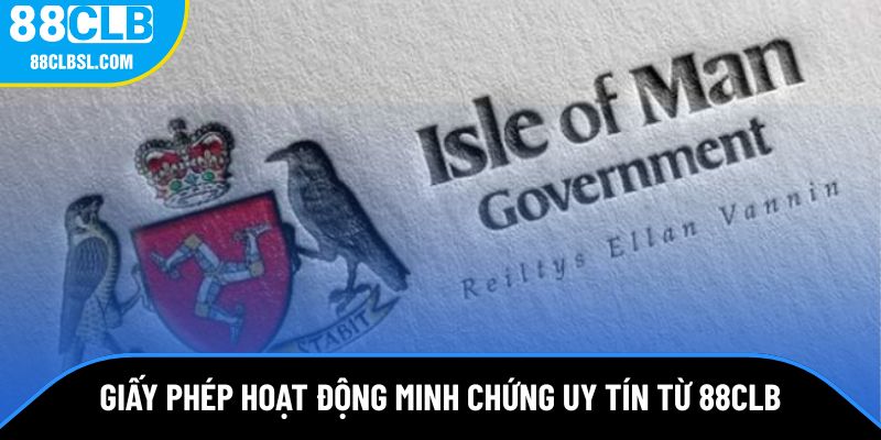 Giấy phép hoạt động minh chứng độ uy tín